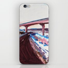 Oil painting inspired road trip iPhone Skin