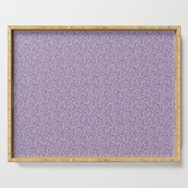 Purple Glitter Serving Tray