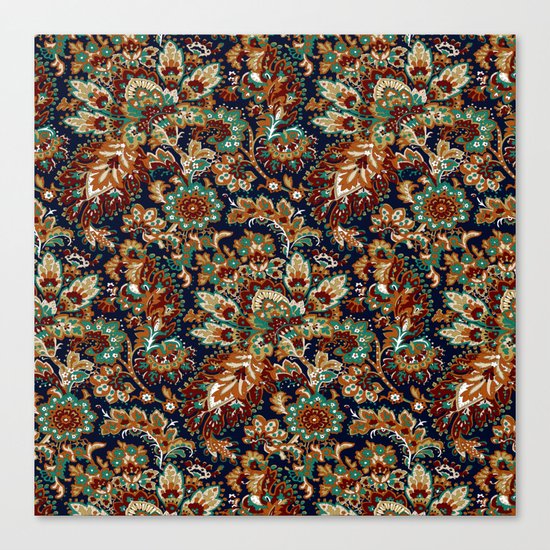 Fire Pattern Canvas Print
