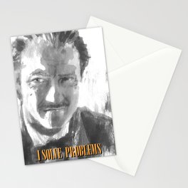 Winston Wolf in Pulp Fiction Stationery Card