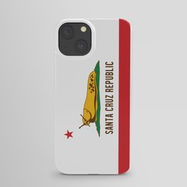 Santa Cruz Republic Banana Slug Flag iPhone Case