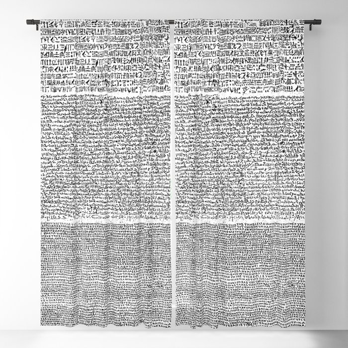 The Rosetta Stone Blackout Curtain