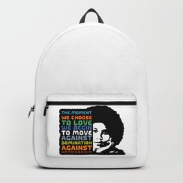 Bell Hooks Quotes Art (IV) | Womens History Month Bell Hooks Backpack | Celebrate, Bellhooksrip, Graphicdesign, Womens, Allaboutlove, Inspiration, History, Motivation, Quotes, Womenhistorymonth 