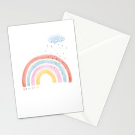 Rainbow after rain Stationery Cards