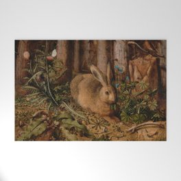 A Hare In The Forest Hans Hoffmann Welcome Mat
