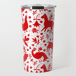 Otomi in red Travel Mug