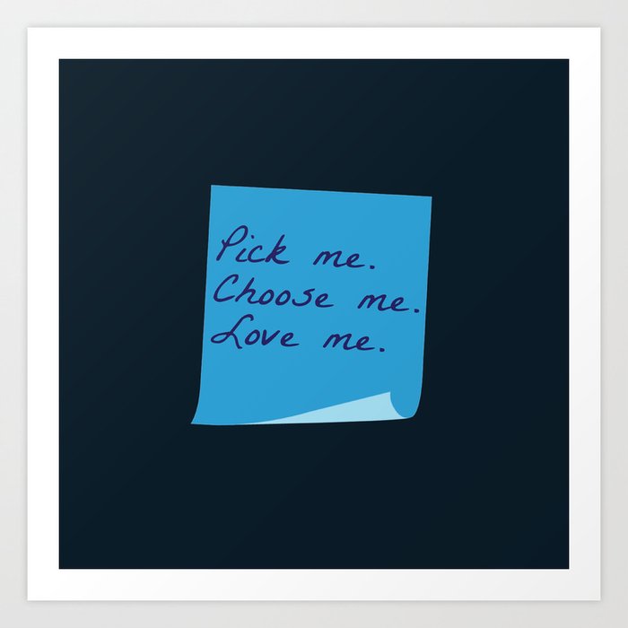 Pick Me Choose Me Love Me Merder Grey S Anatomy Art Print By Zharaoh Society6