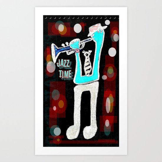 Jazz Time Art Print