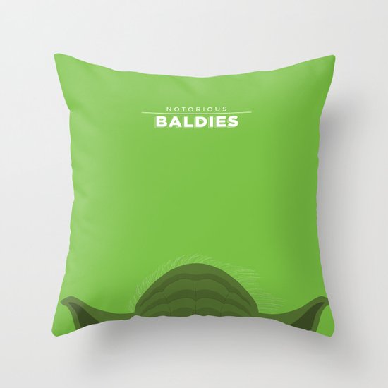 Yoda Throw Pillow