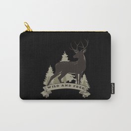 Wild And Free Hunter Outfit Design Carry-All Pouch
