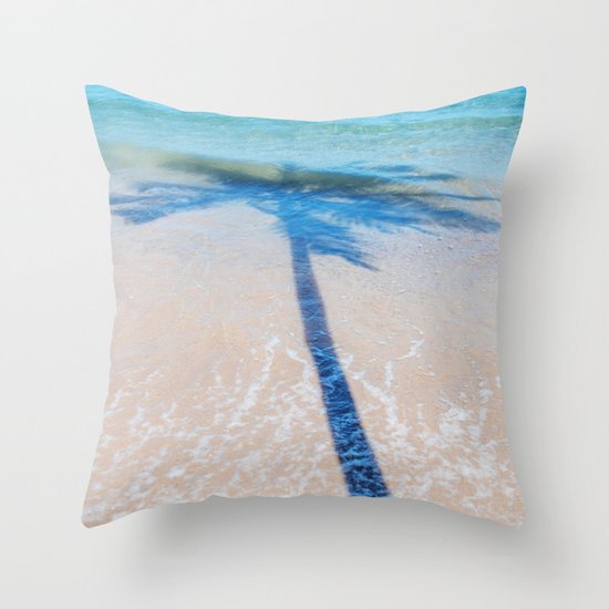 TREE IN SEA Throw Pillow