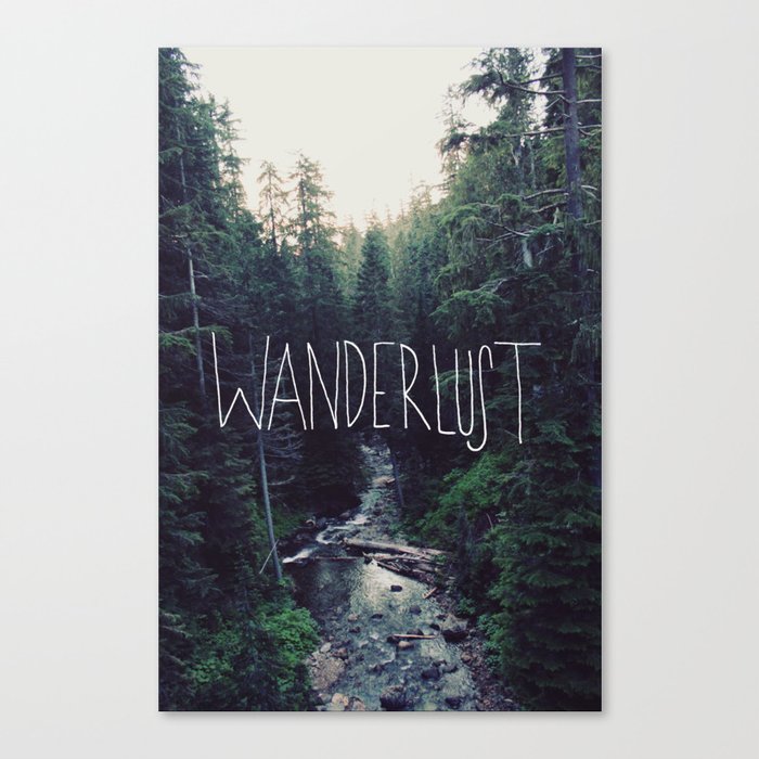 Wanderlust: Rainier Creek Canvas Print