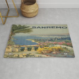 Vintage poster - Sanremo, Italy Rug