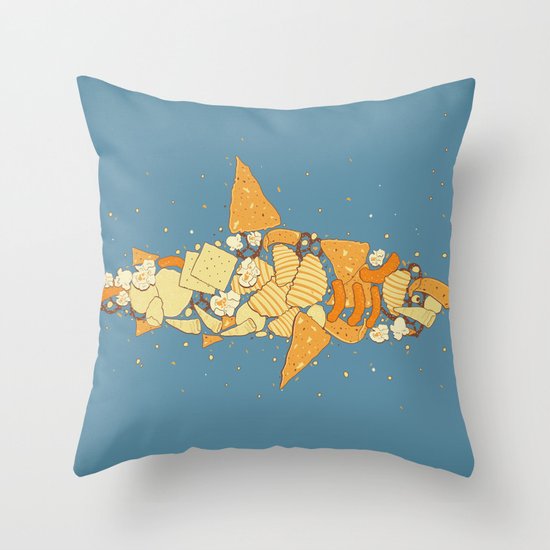 Snack Attack Throw Pillow