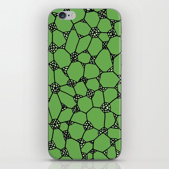 Yzor pattern 006-4 kitai green iPhone & iPod Skin
