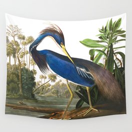 Louisiana Heron by John James Audubon Wall Tapestry