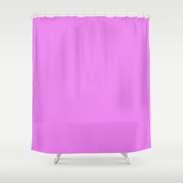 Lavender Magenta Purple Solid Color Popular Hues Patternless Shades of Magenta Hex #ee82ee Shower Curtain