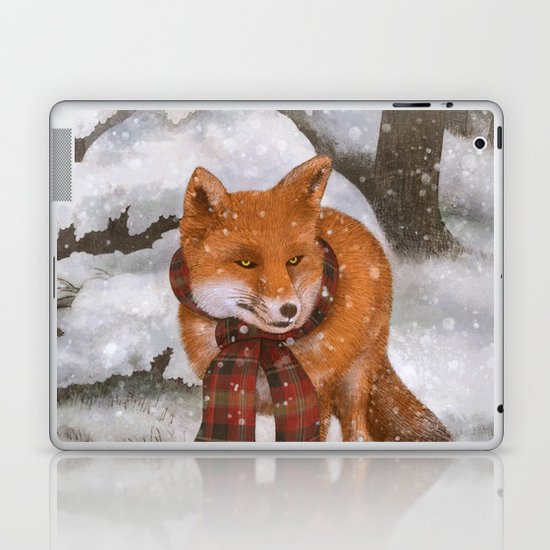 Winter Fox Laptop & iPad Skin