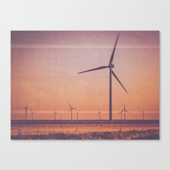 Southwest Windmills Route 66 Canvas Print