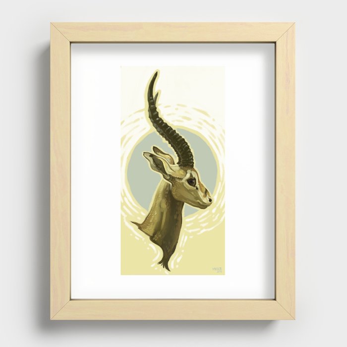 Gazelle Recessed Framed Print