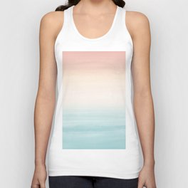 Touching Watercolor Abstract Beach Dream #3 #painting #decor #art #society6 Tank Top