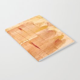 Abstract Painting Orange Skies Notebook