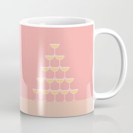 Pink Champagne Tower Coffee Mug