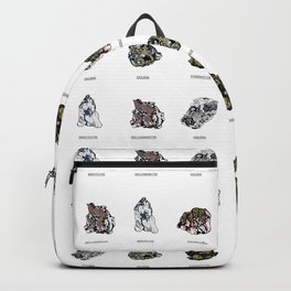 Rock collection with names Backpack