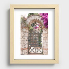 Doorway 20 - Capri, Italy Recessed Framed Print