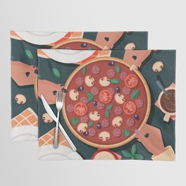 Sharing pizza Placemat