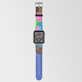 Muted Abstract Modern Clouds Blue Apple Watch Band