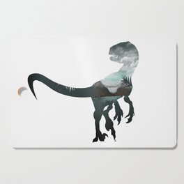 Velociraptor Minimalist Splash Cutting Board