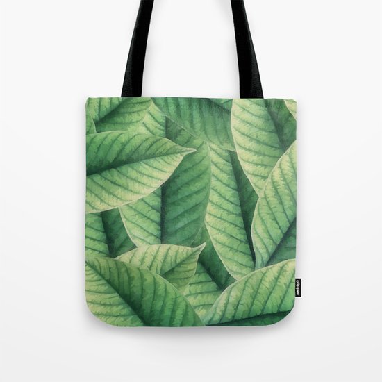 Greenery leaves II Tote Bag