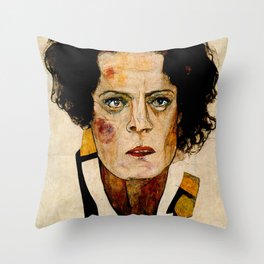 Ripley (AI generated) Throw Pillow