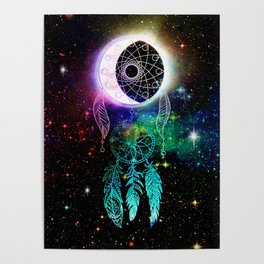 Cosmic Dream Catcher Poster