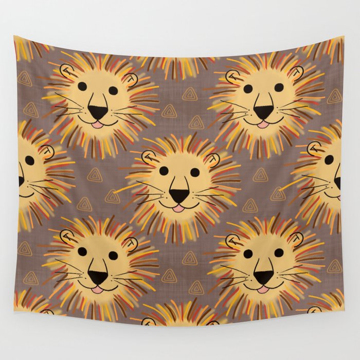 Lion Pride Wall Tapestry