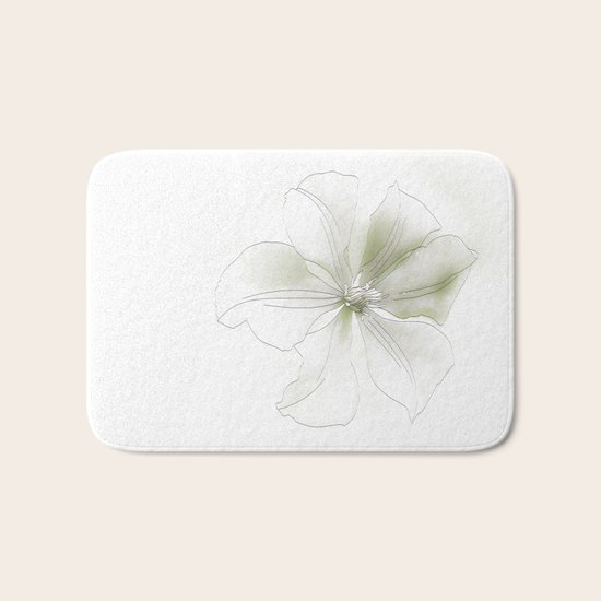 flower Bath Mat