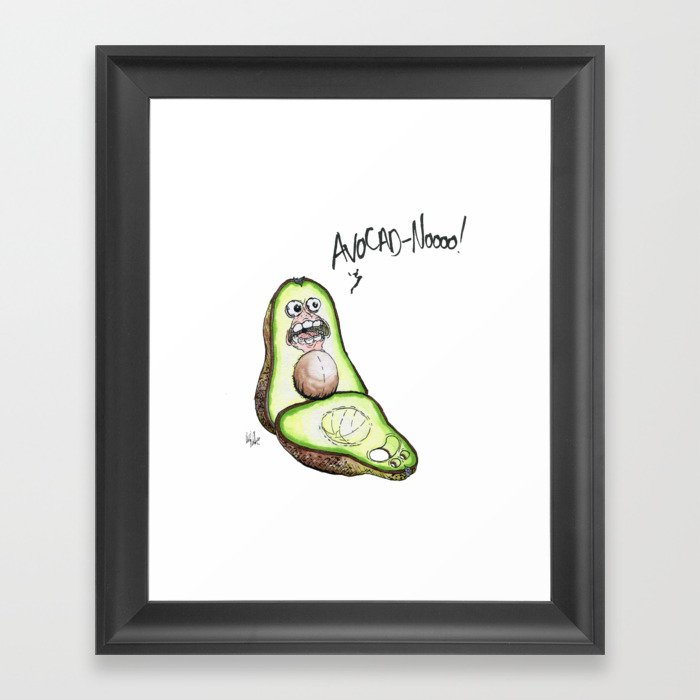 Avocado on Toast? Framed Art Print