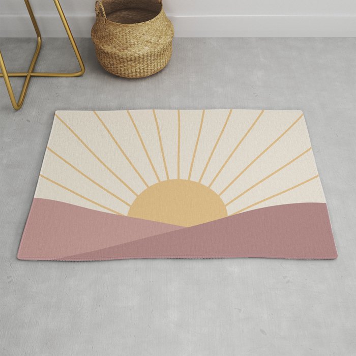 Morning Light - Pink Rug