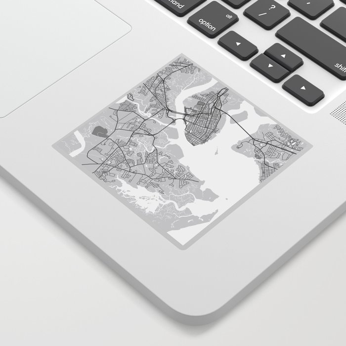 Charleston South Carolina Map, Charleston Map, Minimalist Map
