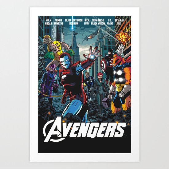 The 80s Art Print