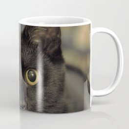 black cat Coffee Mug