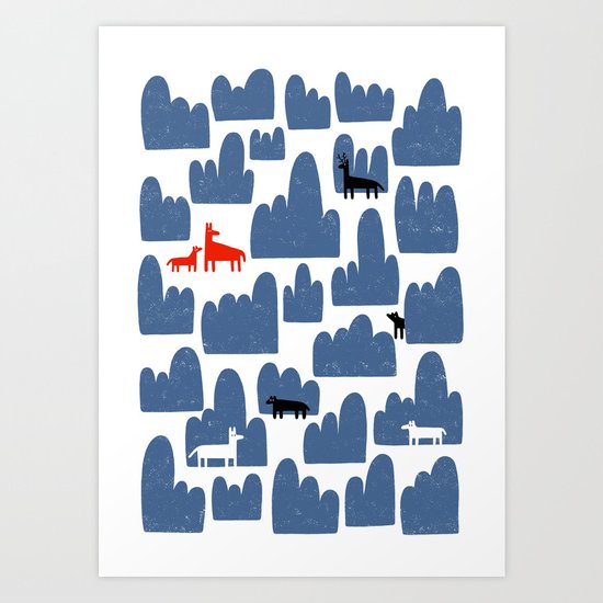 Animal World Art Print