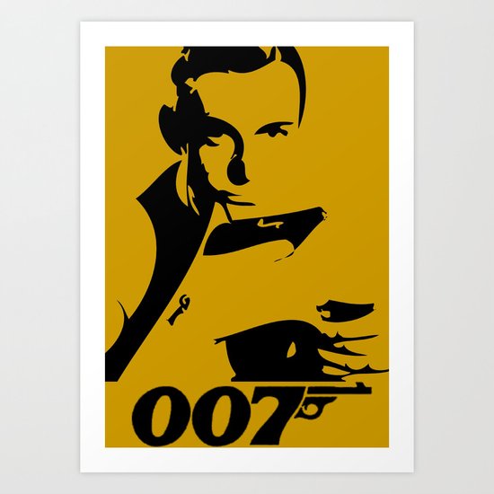 007 James Bond Art Print