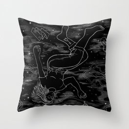 Lost Among the stars Throw Pillow