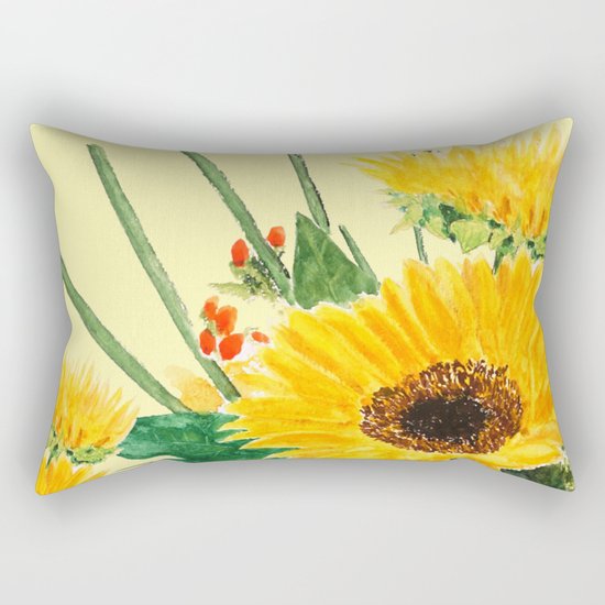 sunflower Rectangular Pillow