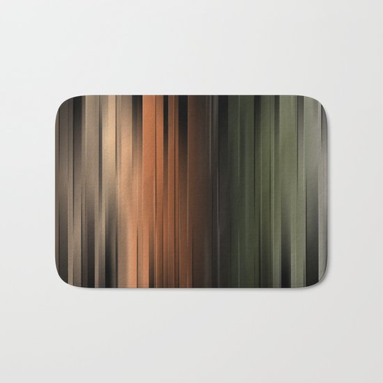 Hues of Autumn Abstract Bath Mat