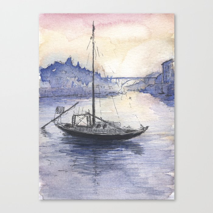 Porto Sunset Canvas Print