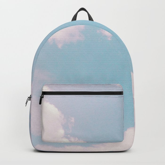 pink lining backpack