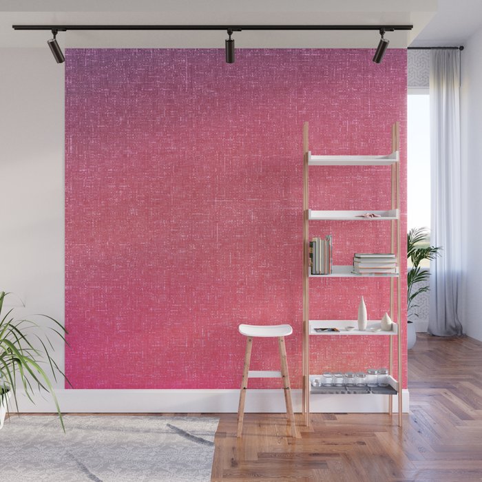 amaranth pink sunset architectural glass texture look  Wall Mural